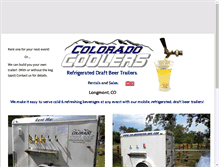 Tablet Screenshot of coloradocoolers.com